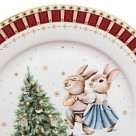 Тарелка Fissman 20 см MIRACLE фарфор (13754)