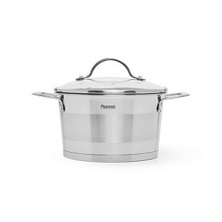 Кастрюля Fissman TIERNO 20x11,5 см/3,1л со стеклянной крышкой нержавеющая сталь (5495) Кастрюля Fissman TIERNO 20x11,5 см/3,1л со стеклянной крышкой нержавеющая сталь (5495)