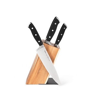 Набор Fissman ножей 6 пр. AKAMATSU на деревянной подставке 3Cr14 сталь (2707)