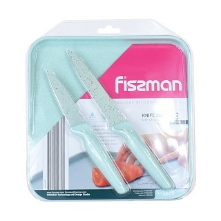 Набір ножів Fissman 3 предмети з обробною дошкою (2679) Набір ножів Fissman 3 предмети з обробною дошкою (2679)