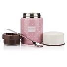 Термос для їжі Fissman 350 мл рожевий (9666)