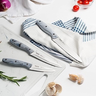 Набор ножей Fissman 3 пр. ROMERO 3CR13 сталь (2702)