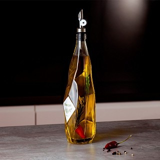 Бутылка для растительного масла и уксуса Fissman 750 мл стекло (6003)