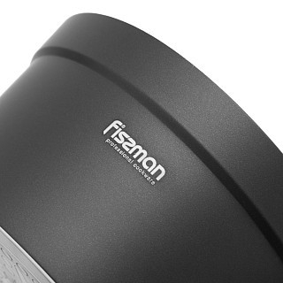 Ковш Fissman FILOMENA 16x8 см 1,2 л со стеклянной крышкой алюминий с антипригарным покрытием (14529)