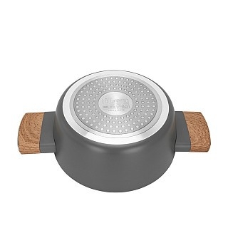 Каструля Fissman ARIA 20x8,5 см / 2,24 л зі скляною кришкою алюміній з антипригарним покриттям (14469) Каструля Fissman ARIA 20x8,5 см / 2,24 л зі скляною кришкою алюміній з антипригарним покриттям (14469)