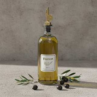 Бутылка для растительного масла и уксуса Fissman 500 мл стекло (6001)