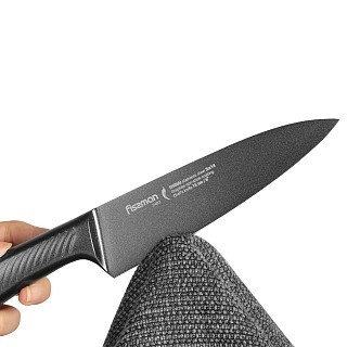Нож поварской Fissman SHINAI graphite 15 см (2483) Нож поварской Fissman SHINAI graphite 15 см (2483)