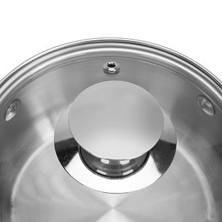 Каструля Fissman зі скляною кришкою GULLIVER 14x6 см / 0,9 л нержавіюча сталь (5417) Каструля Fissman зі скляною кришкою GULLIVER 14x6 см / 0,9 л нержавіюча сталь (5417)