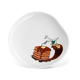 Тарелка Fissman BON APPETIT 22,4x20,3x2,5 см фарфор (13027)
