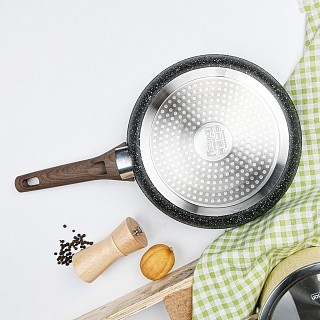 Сковорідка для смаження Fissman GRANDEE STONE 28x6,5 см (4419)