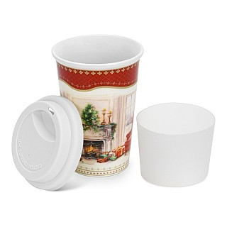 Склянка Fissman CHRISTMAS EVE 400 мл порцеляна (16017)