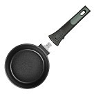 Ківш Fissman BRILLIANT 16x7,5см / 1,3л зі знімною ручкою та скляною кришкою (14380)