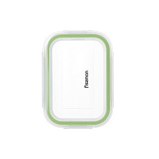 Контейнер Fissman с крышкой 15x11x6 см/370 мл жаростойкое стекло (17314)