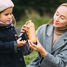 Термос дитячий для чаю Fissman 280 мл Морквина (9759)