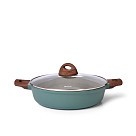 Сотейник Fissman FIRENZE 28x7,2 см 3,8 л зі скляною кришкою (14280)