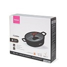 Сотейник Fissman зі скляною кришкою FILOMENA 26x7 см 2,6 л зі скляной кришкою алюміній з антипригарним покриттям (14537)