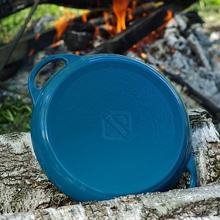 Круглая сковорода гриль Fissman 30x4,0 см с боковыми ручками эмалированный чугун (4044) Круглая сковорода гриль Fissman 30x4,0 см с боковыми ручками эмалированный чугун (4044)