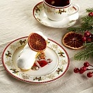 Тарілка Fissman CHRISTMAS 19,5 см фарфор (13781)