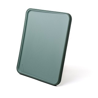 Набір з 2-х обробних дощок Fissman 38х28 на підставці, колір Зелений пластик, ТПР (8058)