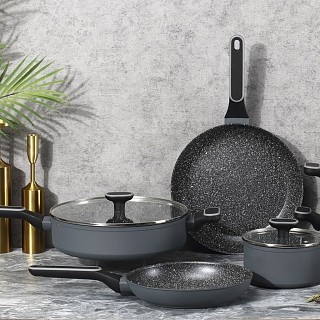 Сковорідка для смаження Fissman LAURA 20x4,5 алюміній з антипригарним покриттям (14472)