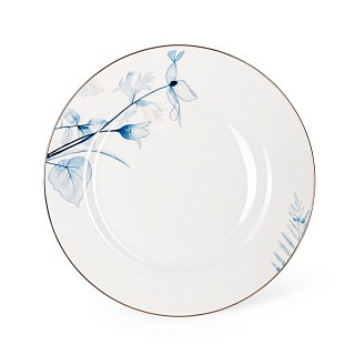 Набір з 4-х тарілок Fissman LYON 19 см порцеляна (14068)