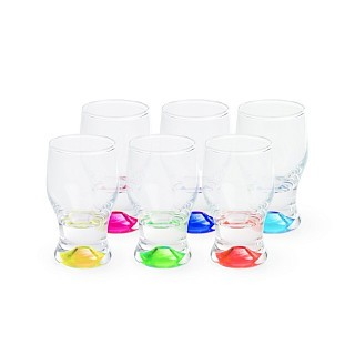 Набір з 6-х чарок 60 мл Fissman на підставці скло (19099)