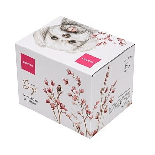 Кружка Fissman DOGS 380 мл фарфора (16070)