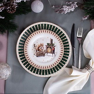 Тарелка Fissman MIRACLE 27 см фарфор (16013)