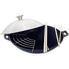 Сковорідка ВОК Fissman 30x8 см / 3,4 л з кришкою (4105)