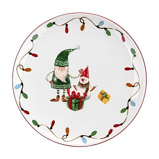 Підставка для торту Fissman 27 см доломіт (0385)