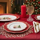 Тарілка Fissman CHRISTMAS EVE 20 см порцеляна (16027)