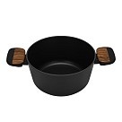 Каструля Fissman FEORELLA 20x10 см 2,67 л зі скляною кришкою алюміній з антипригарним покриттям (14512)