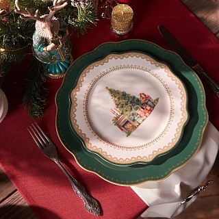 Тарелка Fissman 20 см CHRISTMAS EVE фарфор (13756) Тарелка Fissman 20 см CHRISTMAS EVE фарфор (13756)