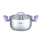 Каструля зі скляною кришкою Fissman VERONICA 20x10 см на 3,1 л (5446)