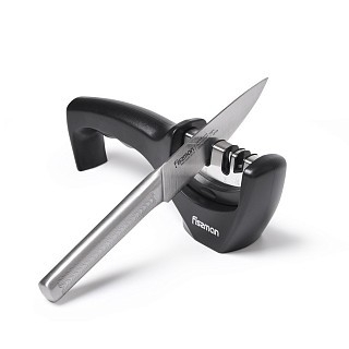 Точило для ножів Fissman трьохкрокової заточки 21x5х7см (12955)