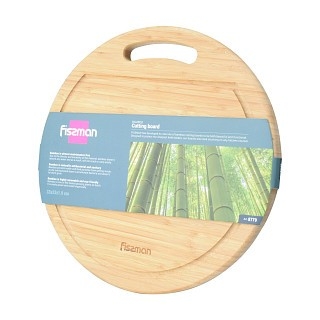 Разделочная доска для мяса, овощей и фруктов Fissman 33x33x1,9 см (8779)