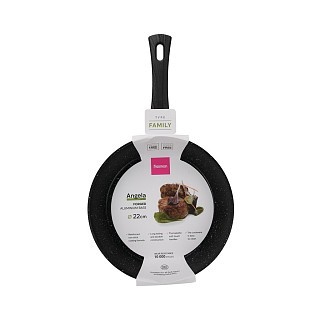 Сковорода для жарки Fissman 22x4,8 см ANGELA литой алюминий с антипригарным покрытием (14601) Сковорода для жарки Fissman 22x4,8 см ANGELA литой алюминий с антипригарным покрытием (14601)