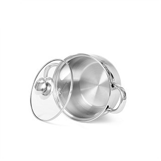 Кастрюля Fissman PRIME 14x8,5 см / 1,3л со стеклянной крышкой (5510) Кастрюля Fissman PRIME 14x8,5 см / 1,3л со стеклянной крышкой (5510)