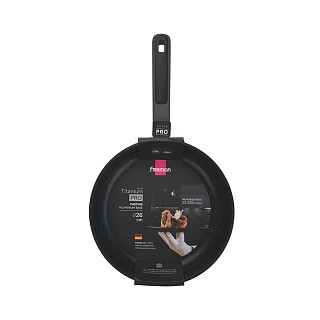 Сковорідка для смаження Fissman 26x6 см TITANIUM PRO литий алюміній з антипригарним покриттям (14590)