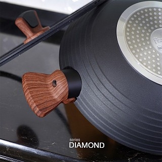 Вок Fissman DIAMOND GREY 3,6 л со стеклянной крышкой (14302) Вок Fissman DIAMOND GREY 3,6 л со стеклянной крышкой (14302)