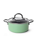 Каструля зі скляною кришкою Fissman MINI CHEF 16x7 см на 1,3 л (4237)