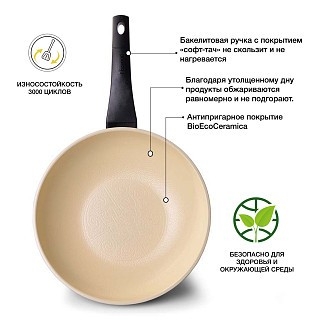 Сковорода для жарки Fissman MERIDIAN 20 см (4675)