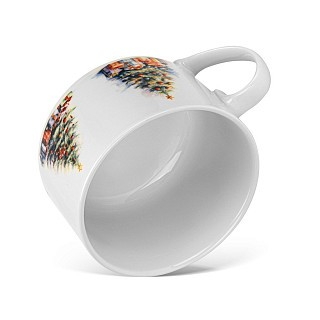 Кружка Fissman 700 мл NEW YEAR порцеляна (13764) Кружка Fissman 700 мл NEW YEAR порцеляна (13764)