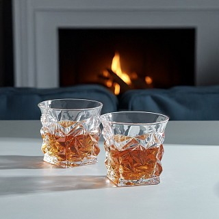 Набор из 2-х стаканов Fissman для виски 290 мл. стекло (13680)