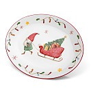 Тарелка овальная Fissman 31х25 см доломит (0387)