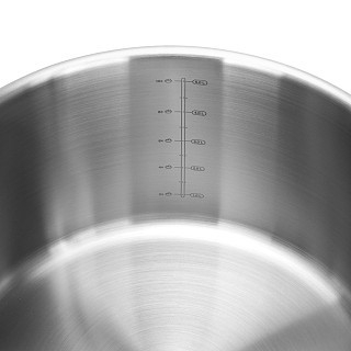 Каструля Fissman MASTER CHEF 24x13 см / 5,4 л зі скляною кришкою нержавіюча сталь (15097)