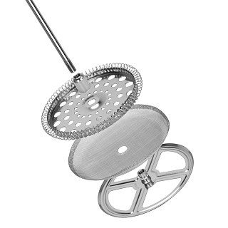 Заварочный чайник с поршнем Fissman 1000 мл стеклянная колба (9157)