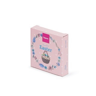 Блюдце Fissman HAPPY EASTER 11,5х10 см доломит (0442)