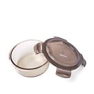 Контейнер с пластиковой крышкой Fissman 13x5 см / 400 мл (6528)