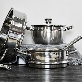 Вставка-пароварка Fissman 20x8 см с двумя ручками (5118)